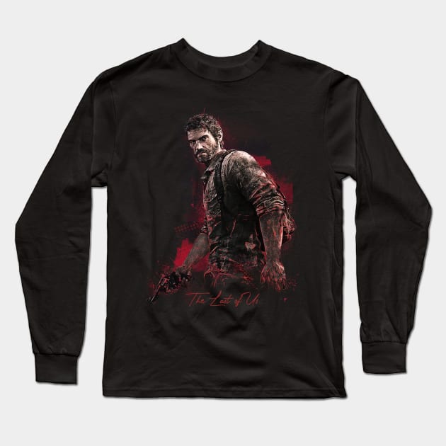 Joel The Last of Us Long Sleeve T-Shirt by Creativedy Stuff